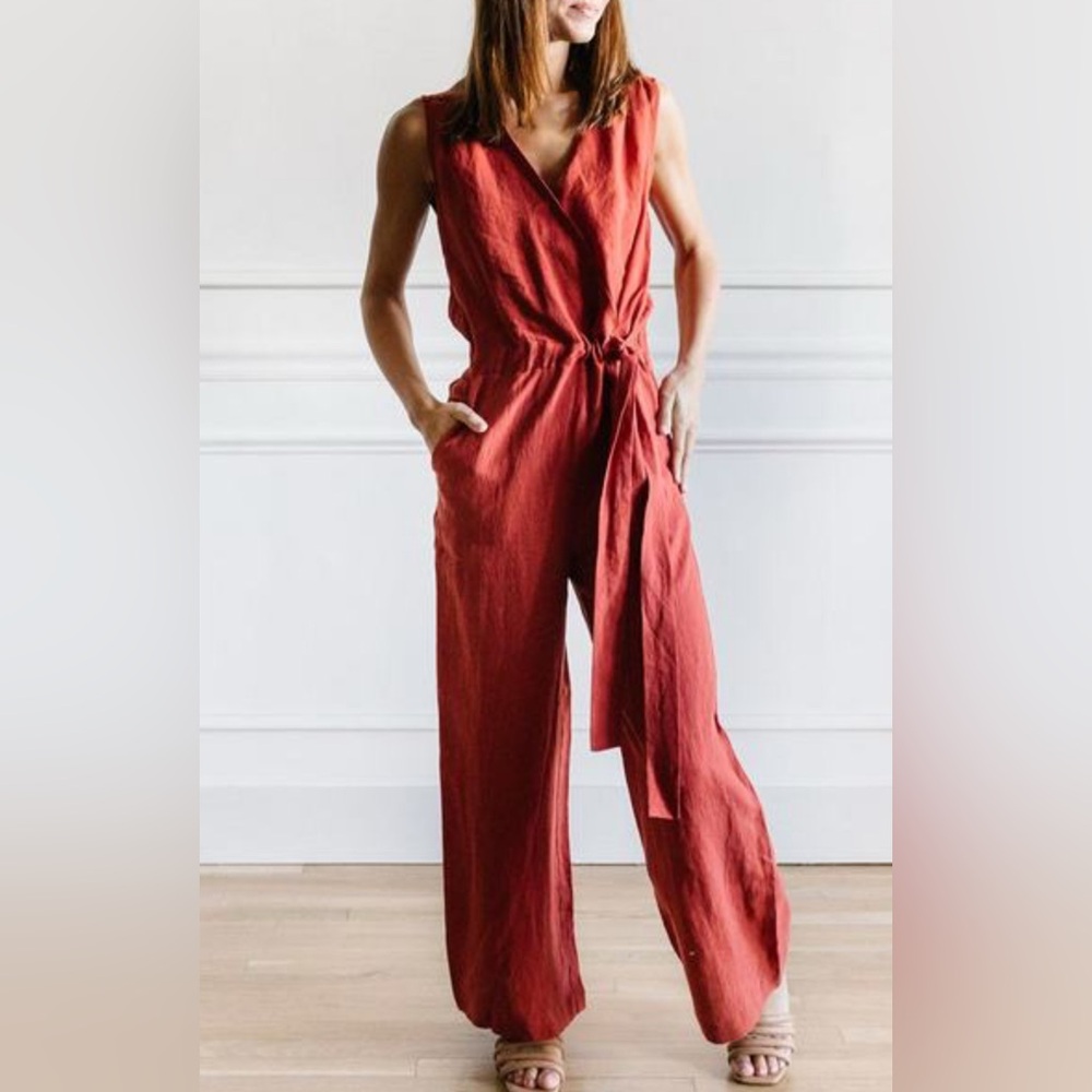 The korner Linen jumpsuit 🥰